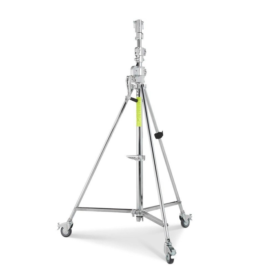 Manfrotto | Avenger Stativo Wind Up Cs 3,9M Lowboy 2R, Ruote Con Fermo