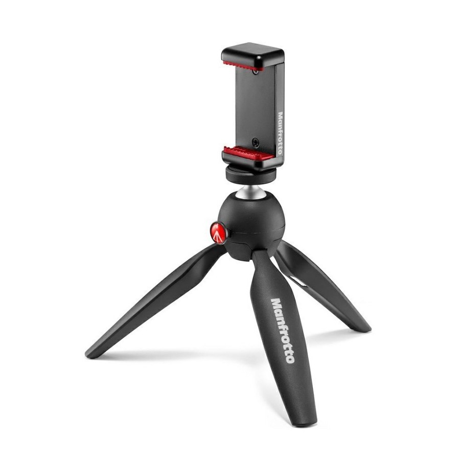 Manfrotto | Pixi Mini Treppiede Con Clamp, Nero (Made In Italy)