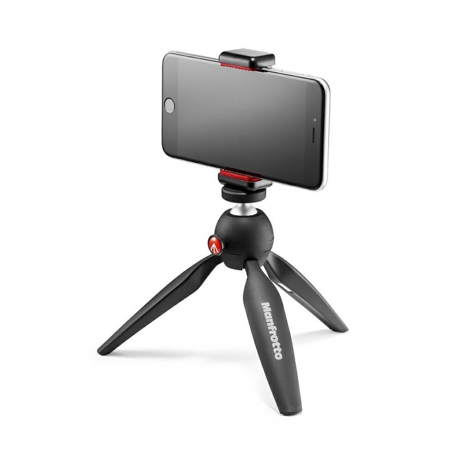 Manfrotto | Pixi Mini Treppiede Con Clamp, Nero (Made In Italy)