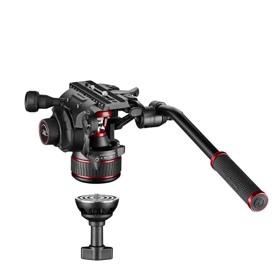 Manfrotto | Kit Video Nitrotech 608, Treppiede A Doppio Tubo Alluminio