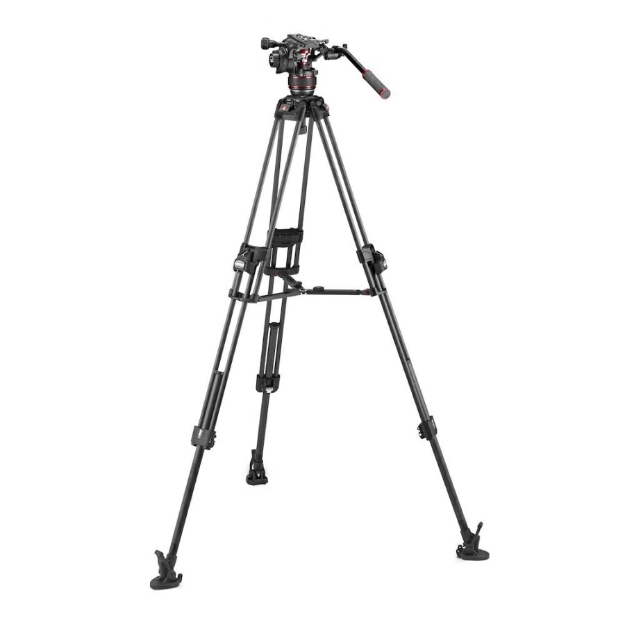 Manfrotto | Nitrotech Serie 608 E Treppiede 645 Fast Doppio Tubo Carbon