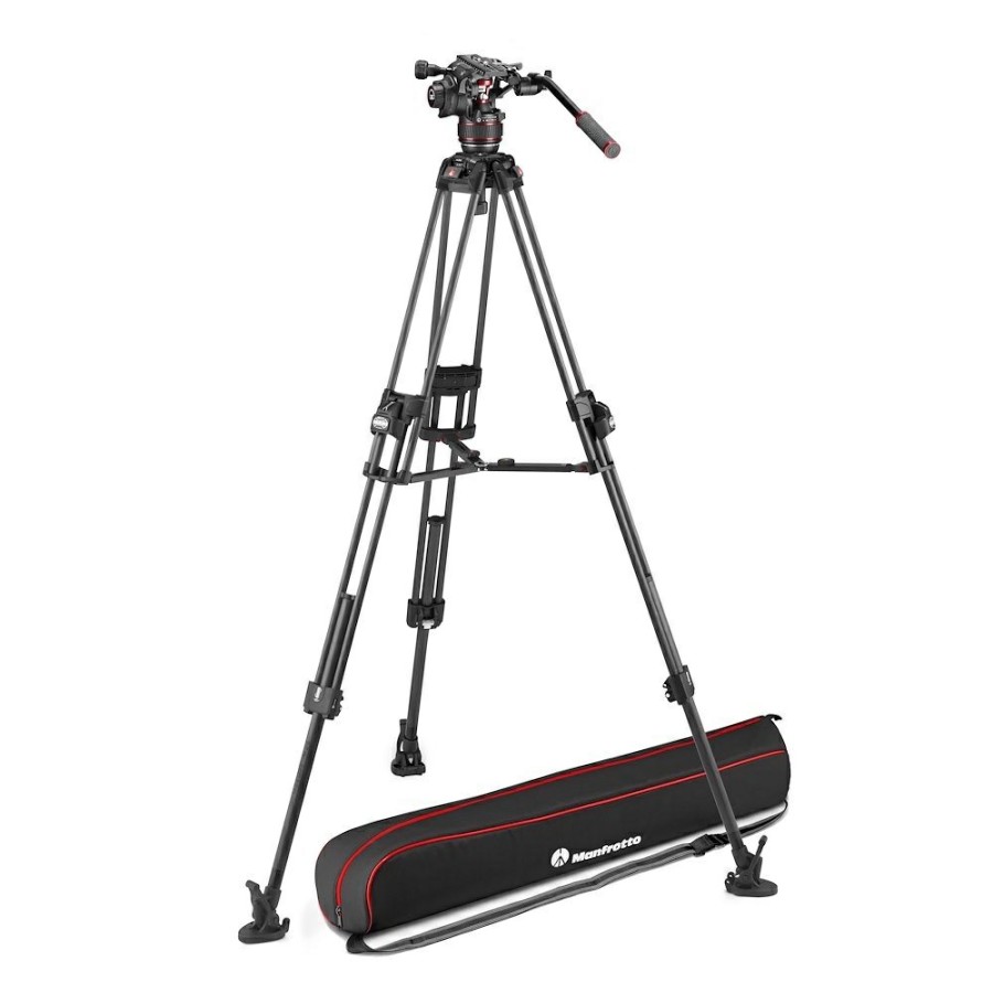 Manfrotto | Nitrotech Serie 608 E Treppiede 645 Fast Doppio Tubo Carbon