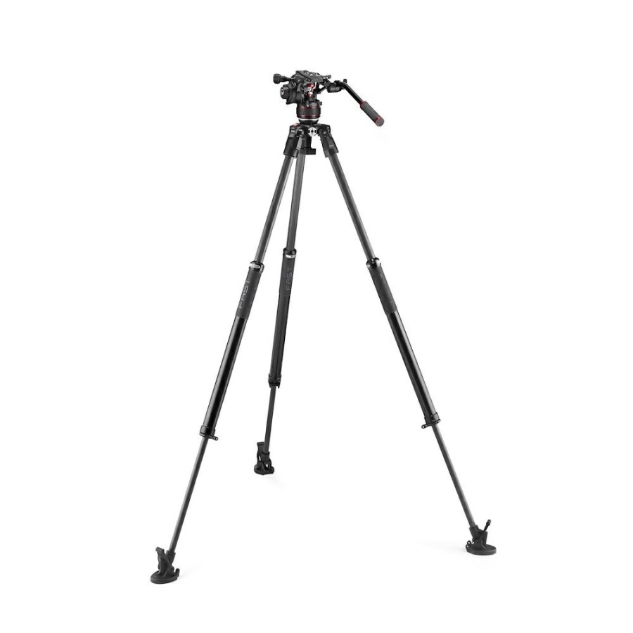 Manfrotto | Nitrotech 608 Con Treppiede 635 Fast Tubo Singolo Carbonio