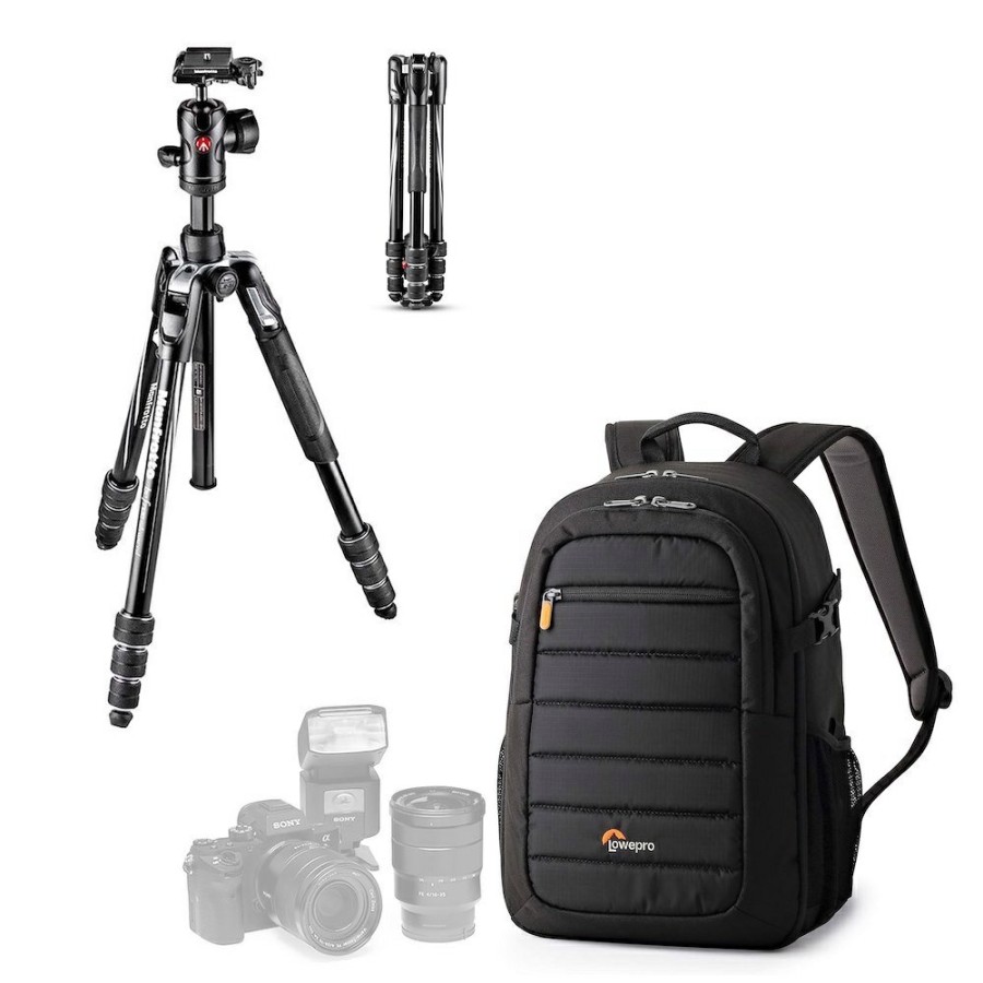 Manfrotto | Befree Advanced Alu Travel Tripod Twist, Tahoe 150 Backpack