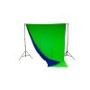 Manfrotto | Fondale Reversibile Chromakey Blu / Verde - 300 X 350 Cm