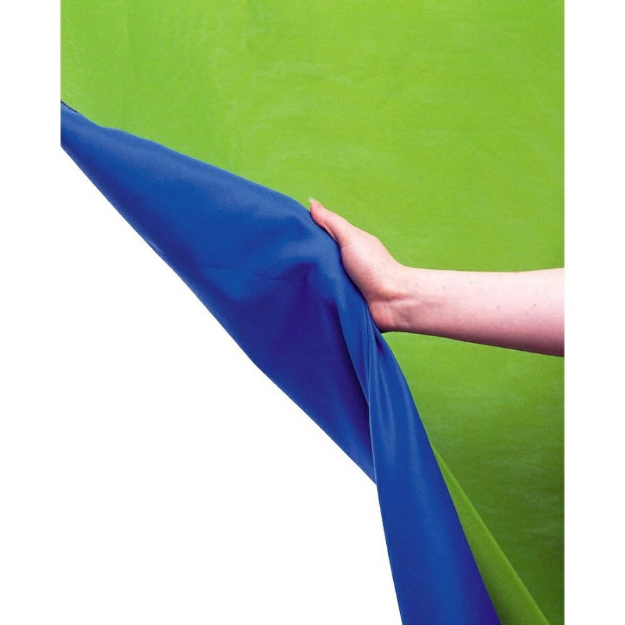 Manfrotto | Fondale Reversibile Chromakey Blu / Verde - 300 X 350 Cm