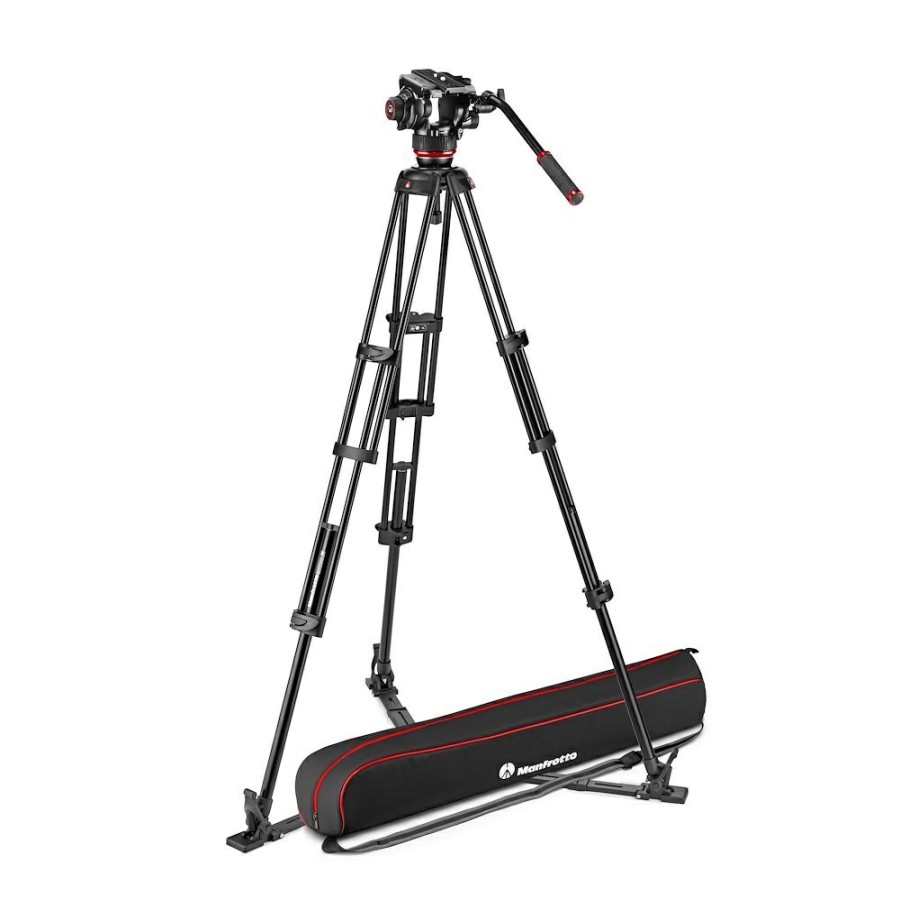 Manfrotto | Testa Video Fluida Manfrotto 504X E Trep. 2Tubi All. Con Sc