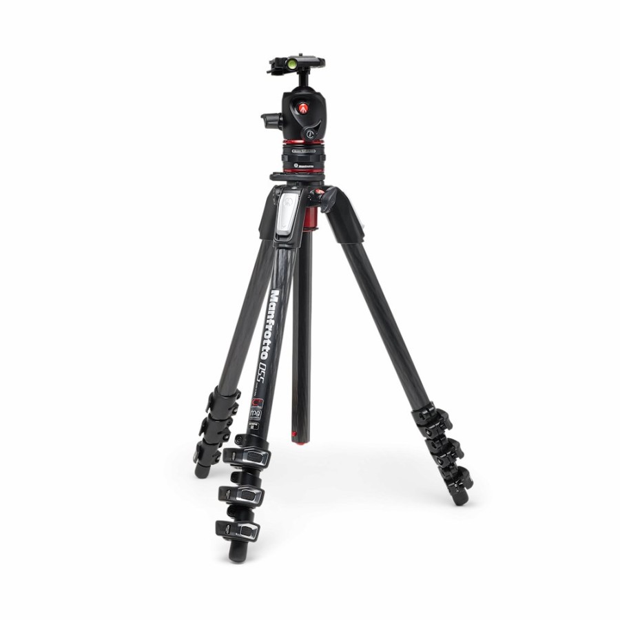 Manfrotto | Treppiede 055 Carbonio 4 Sezioni Testa A Sfera Xpro + Move