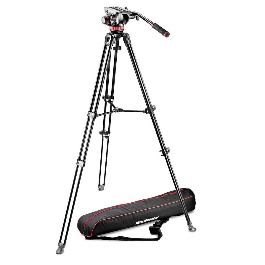 Manfrotto | Kit 502, Treppiede Telescopico Doppio Tubo Mvt502Am