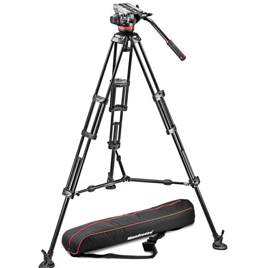 Manfrotto | Kit 502, Treppiede 546Bk, Stabilizzatore 537Sprb, Sacca