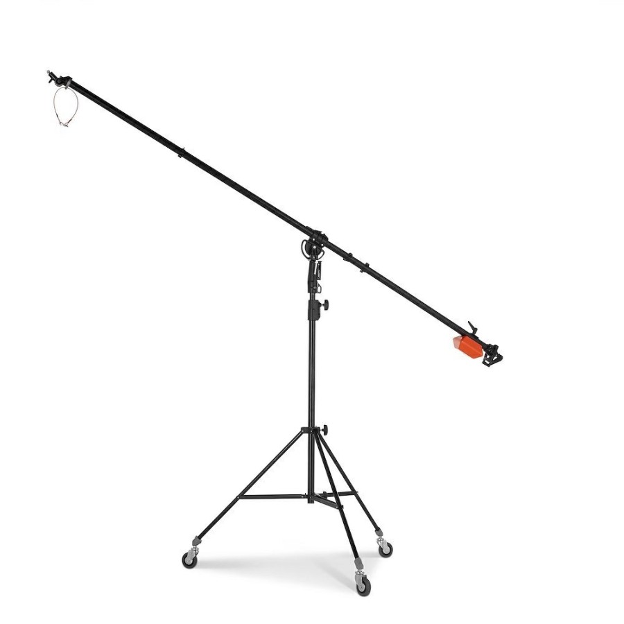 Manfrotto | Giraffa Super Boom Nera, Stativo Cine Nero