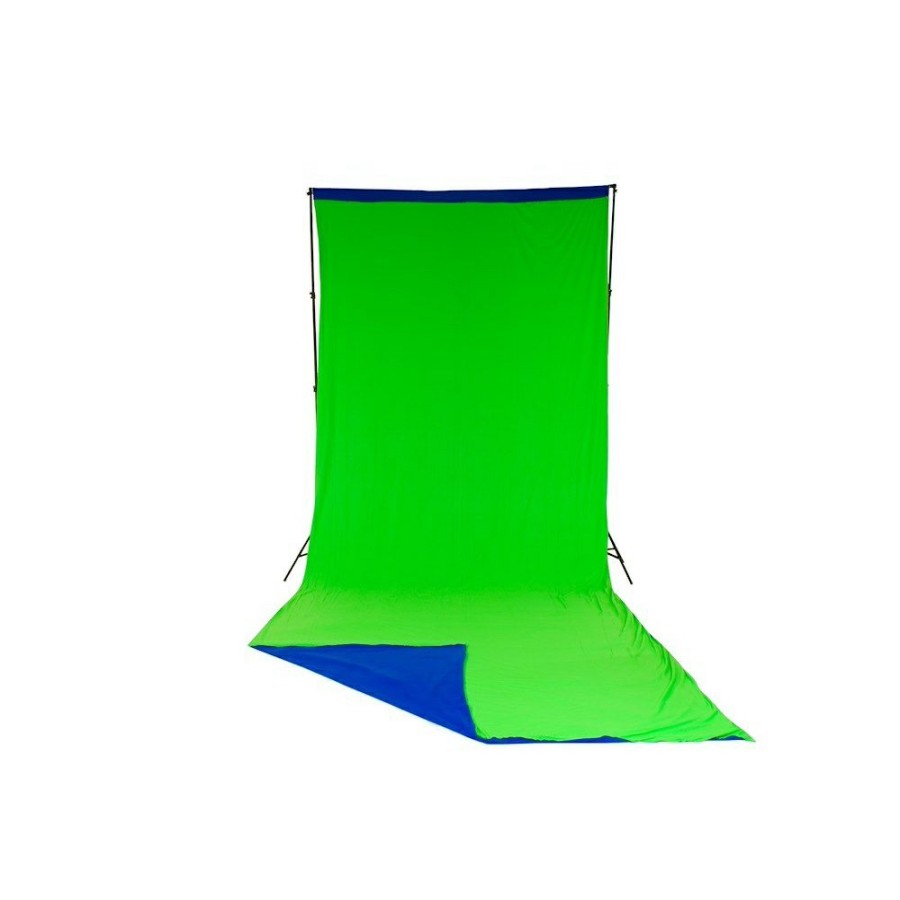 Manfrotto | Fondale Reversibile Chromakey Blu / Verde - 300 X 700 Cm