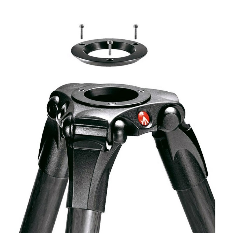 Manfrotto | Treppiede Mpro Cf, 3 Stadi, Culla 100/75Mm