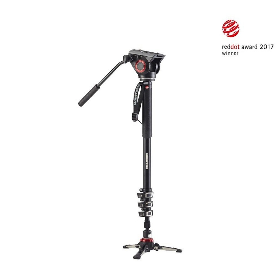 Manfrotto | Monopiede Video Xpro+ Con Base Fluida E Testa Video