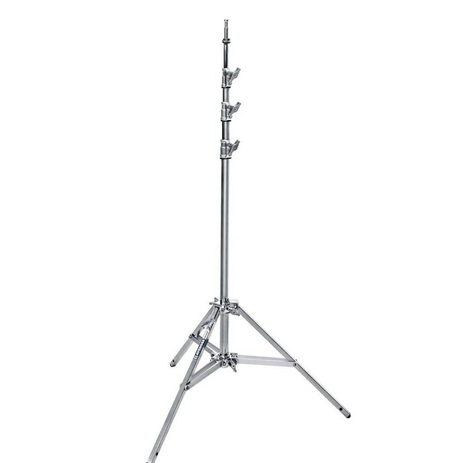 Manfrotto | Avenger Stativo Baby 35 Argento 350Cm Alzata Tripla Acciaio